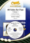 楽しいソロ40曲集・Vol.1  (ジェローム・ノーレ)（ホルン+ピアノ）【40 Solos for Fun Volume 1】