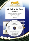 楽しいソロ40曲集・Vol.2  (ジェローム・ノーレ)（バリトンサックス+ピアノ）【40 Solos for Fun Volume 2】