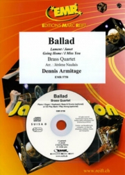 バラード（デニス・アーミテージ）（金管四重奏）【Ballad】