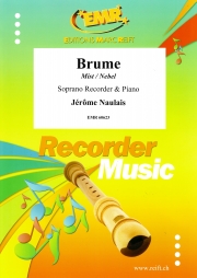 ブルーム  (ジェローム・ノーレ)（ソプラノリコーダー+ピアノ）【Brume】