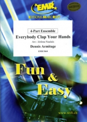 エブリバディ・クラップ・ユア・ハンズ（デニス・アーミテージ）（フレックス四重奏）【Everybody Clap Your Hands】