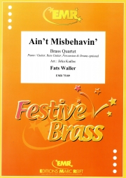 浮気はやめた（ファッツ・ウォーラー）（金管四重奏）【Ain't Misbehavin'】