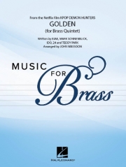 ゴールデン「KPOPガールズ! デーモン・ハンターズ」より（金管五重奏）【Golden from KPop Demon Hunters】