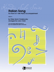イタリアの歌  (ピョートル・チャイコフスキー)（ホルン+ピアノ）【Italian Song】