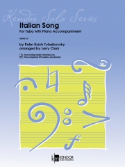 イタリアの歌  (ピョートル・チャイコフスキー)（テューバ+ピアノ）【Italian Song】