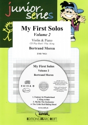 初めてのソロ・Vol.2（ベルトラント・モレン）（ヴァイオリン+ピアノ）【My First Solos Volume 2】