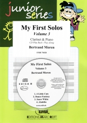 初めてのソロ・Vol.3（ベルトラント・モレン）（クラリネット+ピアノ）【My First Solos Volume 3】