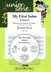 初めてのソロ・Vol.3（ベルトラント・モレン）（ソプラノサックス+ピアノ）【My First Solos Volume 3】