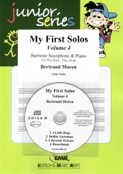 初めてのソロ・Vol.4（ベルトラント・モレン）（バリトンサックス+ピアノ）【My First Solos Volume 4】