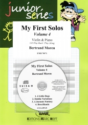 初めてのソロ・Vol.4（ベルトラント・モレン）（ヴァイオリン+ピアノ）【My First Solos Volume 4】