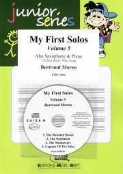 初めてのソロ・Vol.5（ベルトラント・モレン）（アルトサックス+ピアノ）【My First Solos Volume 5】
