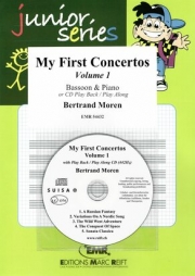 初めての協奏曲・Vol.1（ベルトラント・モレン）（バスーン+ピアノ）【My First Concertos Volume 1】