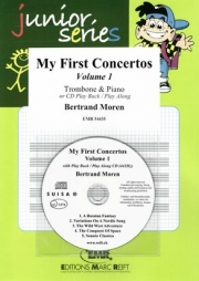 初めての協奏曲・Vol.1（ベルトラント・モレン）（トロンボーン+ピアノ）【My First Concertos Volume 1】