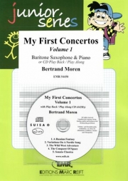 初めての協奏曲・Vol.1（ベルトラント・モレン）（バリトンサックス+ピアノ）【My First Concertos Volume 1】