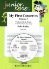 初めての協奏曲・Vol.2（イルカ・カドレツ）（チェロ+ピアノ）【My First Concertos Volume 2】