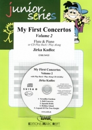 初めての協奏曲・Vol.2（イルカ・カドレツ）（フルート+ピアノ）【My First Concertos Volume 2】
