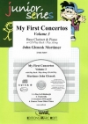 初めての協奏曲・Vol.3（ジョン・クレネスク・モーティマー）（バスクラリネット+ピアノ）【My First Concertos Volume 3】