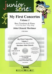 初めての協奏曲・Vol.3（ジョン・クレネスク・モーティマー）（バストロンボーン+ピアノ）【My First Concertos Volume 3】