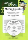 初めての協奏曲・Vol.4（ジャン＝フランソワ・ミシェル ）（トランペット+ピアノ）【My First Concertos Volume 4】