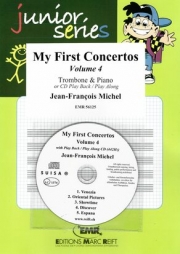 初めての協奏曲・Vol.4（ジャン＝フランソワ・ミシェル ）（トロンボーン+ピアノ）【My First Concertos Volume 4】