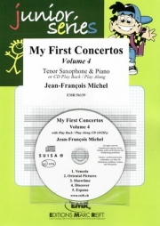 初めての協奏曲・Vol.4（ジャン＝フランソワ・ミシェル ）（テナーサックス+ピアノ）【My First Concertos Volume 4】