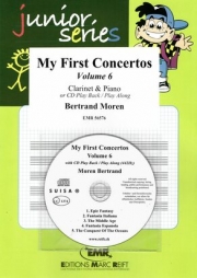 初めての協奏曲・Vol.6（ベルトラント・モレン）（クラリネット+ピアノ）【My First Concertos Volume 6】