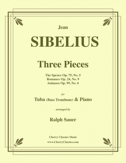 3つの小品（ジャン・シベリウス）（テューバ+ピアノ）【Three Pieces】