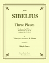 3つの小品（ジャン・シベリウス）（バストロンボーン+ピアノ）【Three Pieces】
