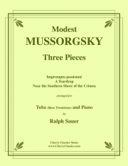 3つの小品（モデスト・ムソルグスキー）（バストロンボーン+ピアノ）【Three Pieces】