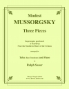 3つの小品（モデスト・ムソルグスキー）（バストロンボーン+ピアノ）【Three Pieces】