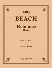 ロマンス・Op.23（エイミー・ビーチ）（ホルン+ピアノ）【Romance, Op. 23】