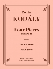 4つの小品（ゾルターン・コダーイ）（ホルン+ピアノ）【Four Pieces from Opus 11】