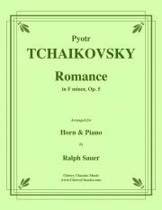 ロマンス・ヘ短調・Op.5（ピョートル・チャイコフスキー）（ホルン+ピアノ）【Romance in F minor, Op. 5】