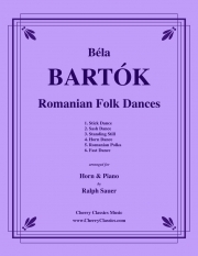 ルーマニア民俗舞曲（ベラ・バルトーク）（ホルン+ピアノ）【Romanian Folk Dances】