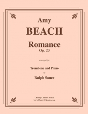 ロマンス・Op.23（エイミー・ビーチ）（トロンボーン+ピアノ）【Romance, Op. 23】