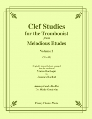 クレフ・スタディー・Vol.2（マルコ・ボルドーニ）（トロンボーン）【Clef Studies Volume 2 (31-60)】
