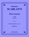 3つのソナタ（ドメニコ・スカルラッティ）（トロンボーン+ピアノ）【Three Sonatas】