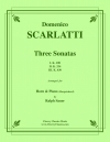 3つのソナタ（ドメニコ・スカルラッティ）（ホルン+ピアノ）【Three Sonatas】