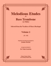メロディアス・エチュード・Vol.2（マルコ・ボルドーニ）（テューバ）【Melodious Etudes Volume 2 (31-60)】