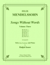 6つの無言歌・Vol.3（フェリックス・メンデルスゾーン）（テューバ+ピアノ）【Songs Without Words Vol.3】