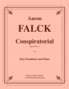 コンスピラトリアル（アーロン・ファルク）（バストロンボーン+ピアノ）【Conspiratorial】