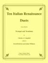 10のイタリア・ルネサンス・デュエット（金管二重奏）【Ten Italian Renaissance Duets】