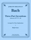 3声のインヴェンション（バッハ）（ユーフォニアム三重奏）【Three-Part Inventions】