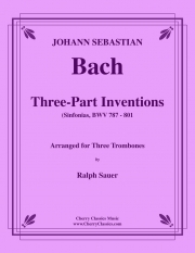 3声のインヴェンション（バッハ）（トロンボーン三重奏）【Three-Part Inventions】
