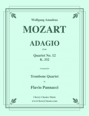 アダージョ「ソナタ・No.12」より (モーツァルト)（トロンボーン四重奏）【Adagio from Sonata No. 12】