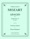 アダージョ「ソナタ・No.12」より (モーツァルト)（トロンボーン四重奏）【Adagio from Sonata No. 12】
