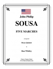 5つのマーチ（ジョン・フィリップ・スーザ）（金管五重奏）【Five Marches】