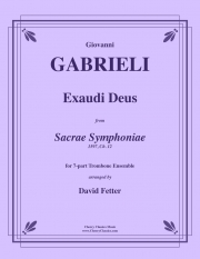 主よ我が祈りをお聞き届けください（ジョヴァンニ・ガブリエーリ）（トロンボーン七重奏）【Exaudi Deus】