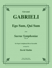 我は我なり（ジョヴァンニ・ガブリエーリ）（金管八重奏）【Ego Sum, Qui Sum】