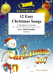 12のやさしいクリスマス・ソング集（トランペット五重奏）【12 Easy Christmas Songs】